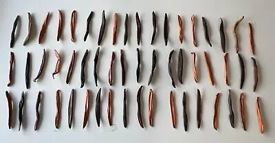 Vintage Leather Hair Curlers - Lot Of 54 • $36.45