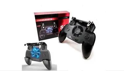 SR 4000mAh Mobile Game Controller Fire Trigger Mobile Cooling Fan IPhone Android • £16.99