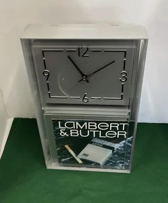 Lambert And Butler Advertising Clock Working  • £50