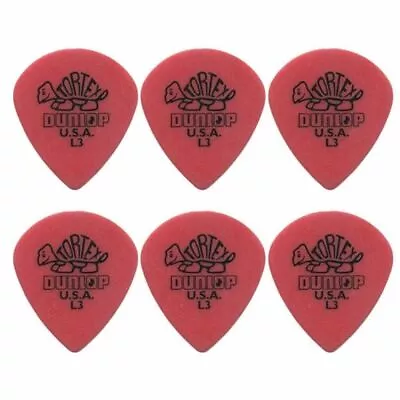 $5.44 • Buy 6 X Jim Dunlop Tortex Jazz Light Sharp Guitar Picks Jazz III 472RL3