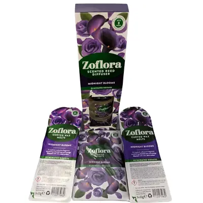 Zoflora 4 Piece Set. Scented Reed Diffuser - 2 Sets Wax Melts - Scented Sachet • £20