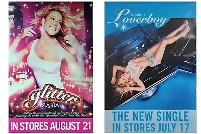 MUSIC ICON Lot 1 MARIAH CAREY Promo POSTERS Associated With The Album Release • $38.86