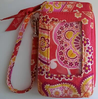 Vera Bradley Raspberry Fizz Wristlet Coin Purse /  Pre-owned.  • $13.75