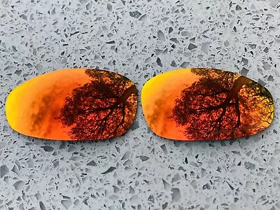 Etched Polarized Fire Red Mirrored Replacement Lenses For Oakley Juliet X Metal • $25.85