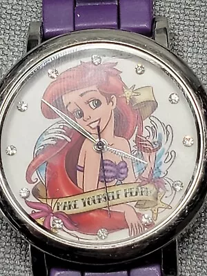 $19 • Buy Disney Watch Lot Of 6 The Little MERMAID Beauty And The Beast Etc.