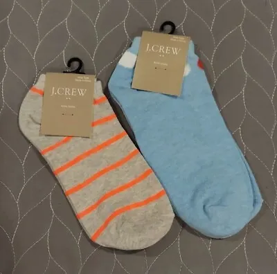 J. Crew Spots And Stripes Ankle Socks LOT Of 2 H4338 H0465 Womens One Size • $19.97