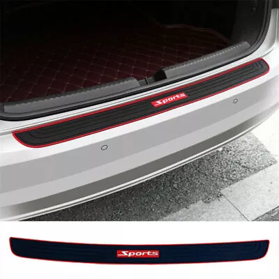 Car Rear Bumper Guard Scratch Protector Cover Sport Logo Non Scratch Accessories • $23.78