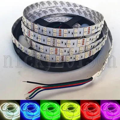 Epistar 24V 5050 RGB LED Flexible Strip Light Tape 120LEDs/m Double Row Indoor • $4.68