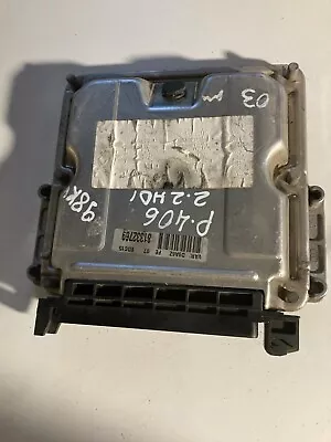 £34.99 • Buy #1326 Peugeot 406 2003 2.2 Hdi Engine Control Unit Ecu  0281010370  9638794880