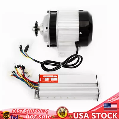 48V DC Brushless Electric Motor Kit For Scooter E-bike Go Kart ATV W/Controller • $110