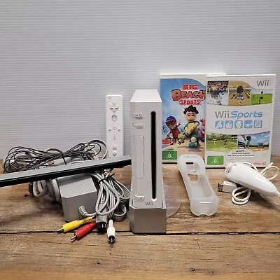 Nintendo Wii Console Bundle Wii GC Gamecube Comp Sports PAL TESTED FREE POSTAGE • $94.99