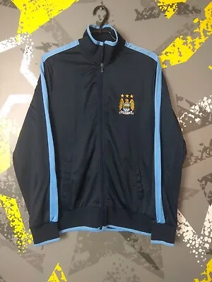 Manchester City Training Football Jacket With Zipped Official Product Men L Ig93 • $55.24