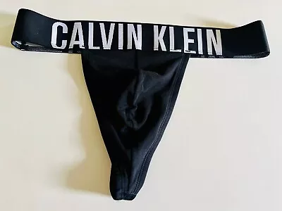 Calvin Klein - Intense Power Men's Thong  - Black - Size L  - New • £12