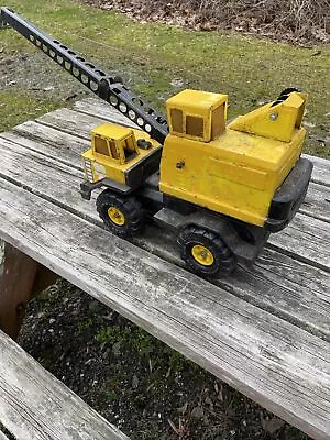 1983-'86 Mighty Tonka Pressed Steel Turbo-Diesel Crane • $22