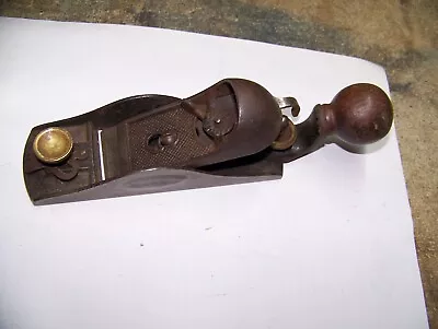 A Very Rare Old Stanley No 9 3/4 Rear Knob Block Plane • £46