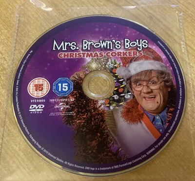 Mrs Brown's Boys: Christmas Corkers - Dvd (2019) B O'Carroll - DISC ONLY ⭐️VGC⭐️ • £1.79