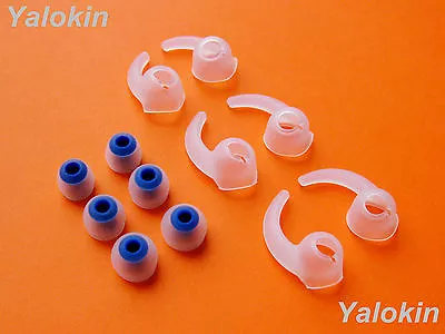 $39.05 • Buy 12pcs Round And Stabilizer (CL-RND-STB) Eartips Set For Jaybird X2 Headphones