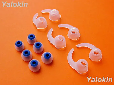 NEW 12pcs (CL-RND-STB) Round & Stabilizer Adapters Ear-tips Set For Jaybird X3 • £25.64