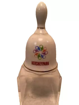 Hersheypark Amusement Porcelain Bell Souvenir Rings Gold Trim Taiwan Vintage • $8.95