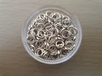 £2.05 • Buy 6mm Gold/silver Plated SOLDERED CLOSED Jump Rings Jewellery Making Findings