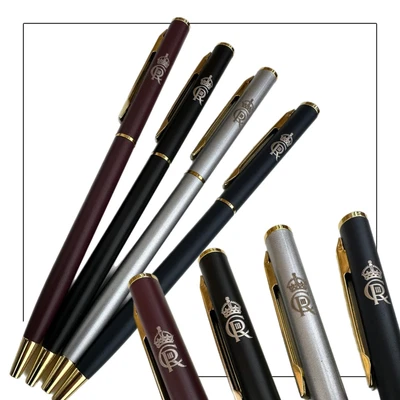 £4.99 • Buy King Charles III 2022 Engraved 4 Pens, King's Coronation 2023 Gift Of 4 Pens