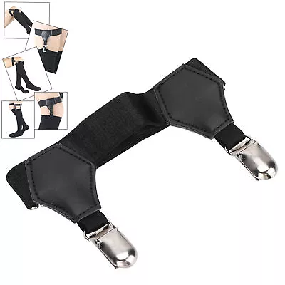 Sock Garters Metal Double Clips Sock Suspenders Holders NonSlip Clips HGF • $6.81