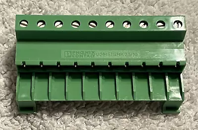 PHOENIX CONTACT P/N; 1765768 UGMSTBHK 25/10-G (8 Each) DIN Rail Mount Header • $24