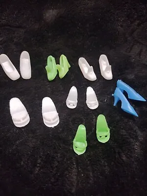 7 Pairs Vintage Barbie CLONE DOLL SHOES ~ Tressy ~ Mitzi ~Tammy ~   • $6.99