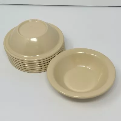 Lot Of Vintage Arrowhead Melmac Salad Cereal Bowl Beige Tan Mid Century Set Of 8 • $13.58