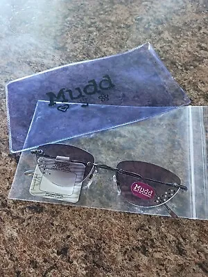 MUDD Sunglasses Grey 100%UV Protection  Gems On Side Of Lens Nostalgic  • $18