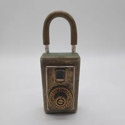 Vintage Key Storage Combination Lock Box Supra-C Series 2 Rare #014 (No Code) • $9.95