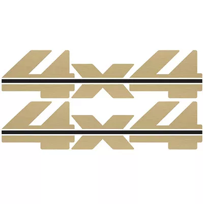 1988 - 1997 4x4 Decals For Chevy Silverado GMC Sierra 1500 2500- Vinylmark GOLD • $11.99