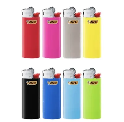 12345 Original Genuine MINI BIC LIGHTERS Assorted Colours + Free Delivery • £2.99