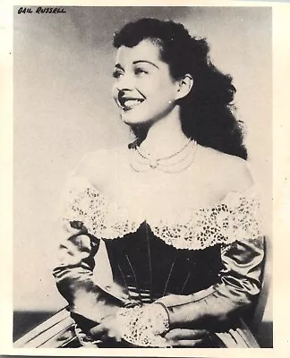 Gail Russell American Film Actress Vintage 4.5  X 3.75  Paper Photo • £3.85