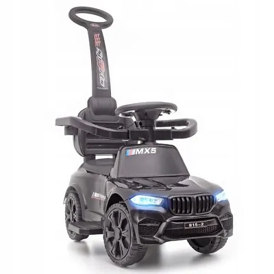 4in1 BMW Push Car Kids Ride On Stroller Toddler Sliding Walking Cars  *BLACK* • $69.98