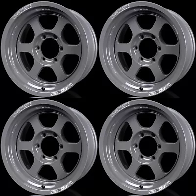 Volk TE37XT M-Spec 17x8.5-10 6x139.7 Glossy Gray Forged SET For Tacoma 4Runner • $3676