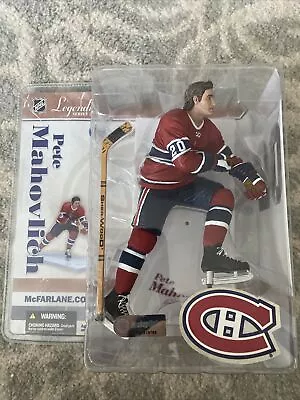 PETE MAHOVLICH McFARLANE LEGENDS SERIES 3 MONTREAL CANADIENS NEW SEALED • $10