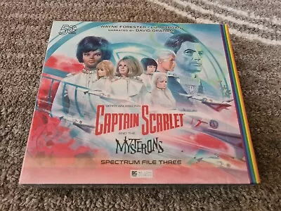 New & Sealed Captain Scarlet And The Mysterons Spectrum File Three Cd Audiobook • £13.95