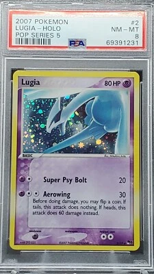 $247.99 • Buy PSA 8 NM-MT Lugia Pop Series 5 Promo Holo Rare Pokemon Card 2/17 23K
