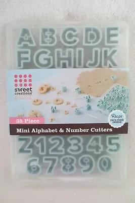 £19.41 • Buy Sweet Creation Bradshaw 38 Piece Mini Alphabet & Number Cutters New 