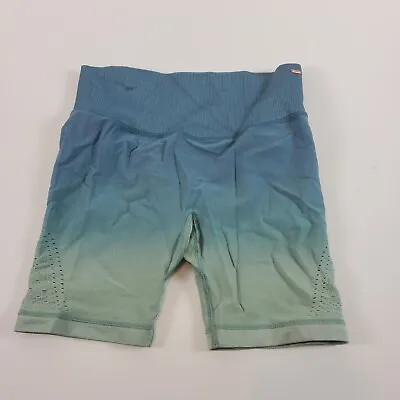 Victoria's Secret Pink Sport Shorts Bike Ombre Seamless Small Blue • $11.19