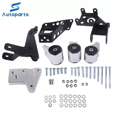 Black Engine Swap Mounts For Civic 92-95 Integra 94-01 K Series Swap K20 K24 62A • $120.99