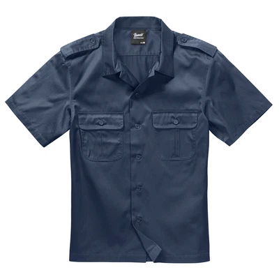 £22.90 • Buy BRANDIT SHORT SLEEVE SHIRT NAVY BLUE Mens Work Marine Army Summer Uniform Top