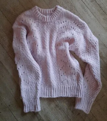 $10 • Buy Urban Outfitters Pastel Cable Knit Sweater S M Label Trend