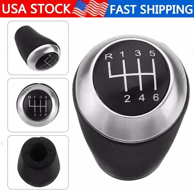 Chrome Manual 6 Speed Gear Shift Stick Knob For Mazda 3 5 6 CX-7 MX-5 2003-2017 • $13.58