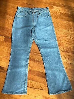 Levi’s 1970s Orange Tab Jeans Bell Bottom 34x30 Vintage  • $28.99