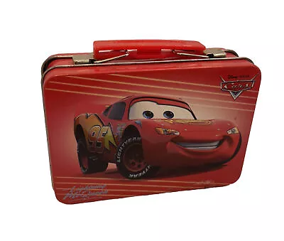 Lightning McQueen Metal Mini Lunch Box Disney Pixar Red 2006  • $6.99