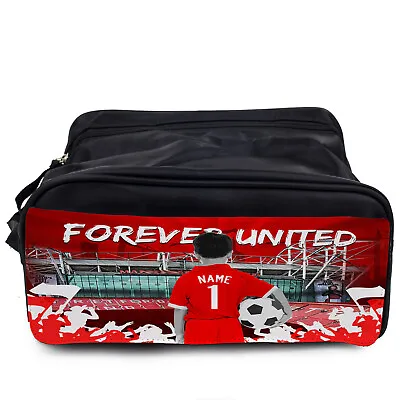 £12.95 • Buy Personalised Manchester Boot Bag Football Sports School Kids PE Gym Gift CFP38