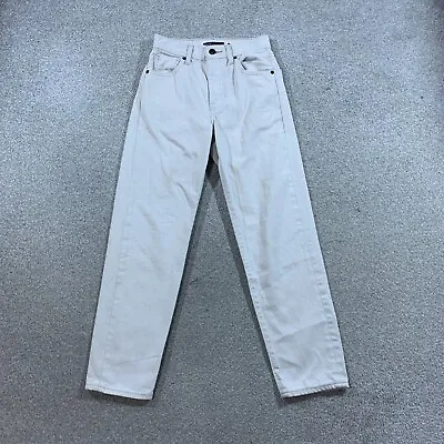 Levi's Jeans Womens (25 Inch Waist) (27 Inch Leg) Straight Fit Beige • £10.99
