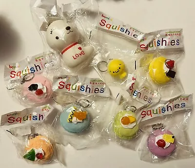 Squishies Mochi Animals Stress Squishy Food Toy Mini Toys Lot Package 7 Pcs NIP • $12.99